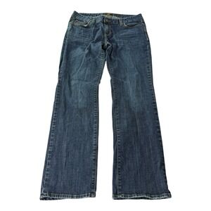 Aeropostale Skinny Leg Bootcut Jeans Girls Youth Size 11/12R Blue Stretch Denim